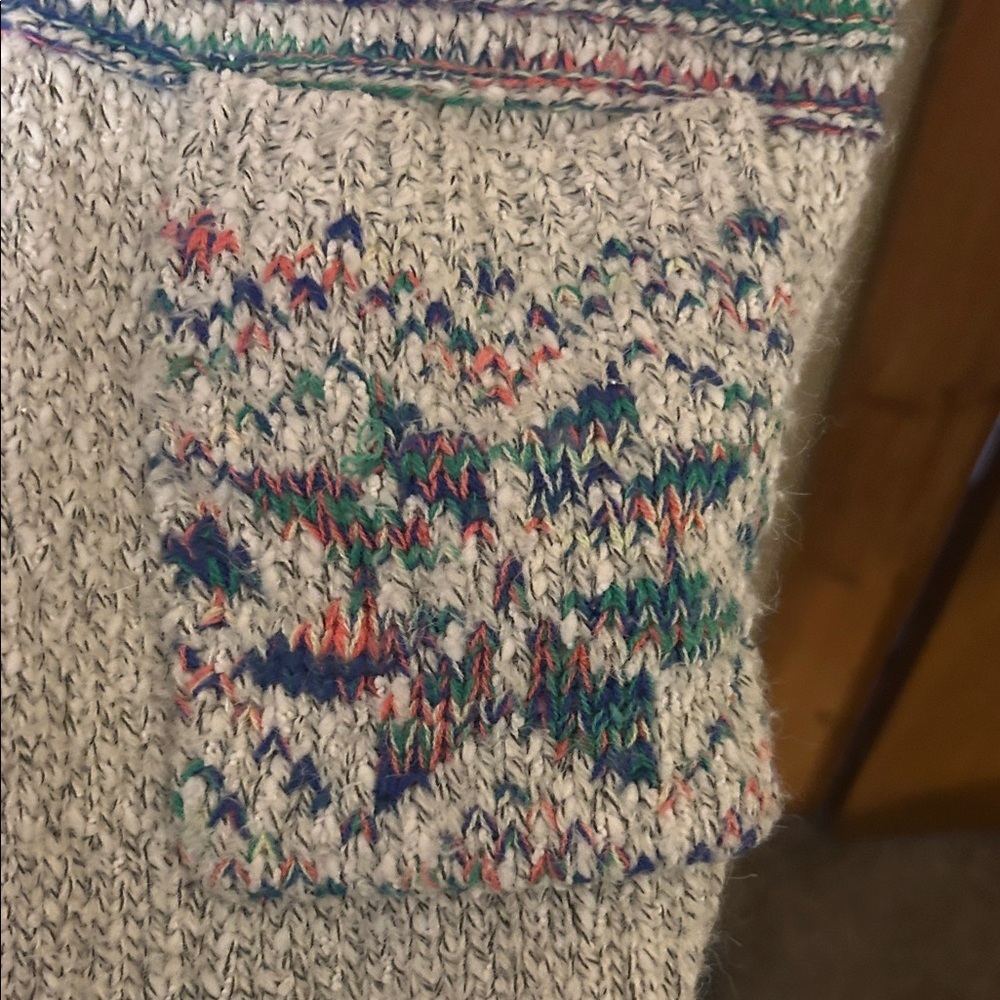 HQ Multicolor Patterned Knit Cardigan - Picture 4 of 8